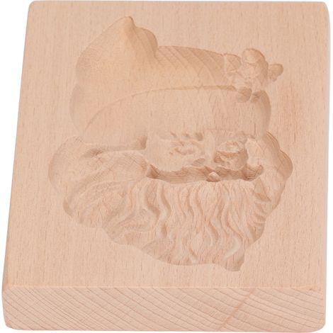 Moule à biscuits en bois, moule à pain d'épice, moule Père Noël (1/5)