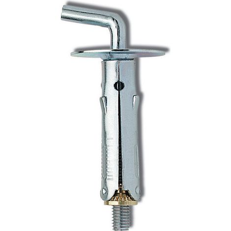 100 x ELEMATIC TASSELLO T61 GC9 ACCIAIO GANCIO CORTO (1/2)