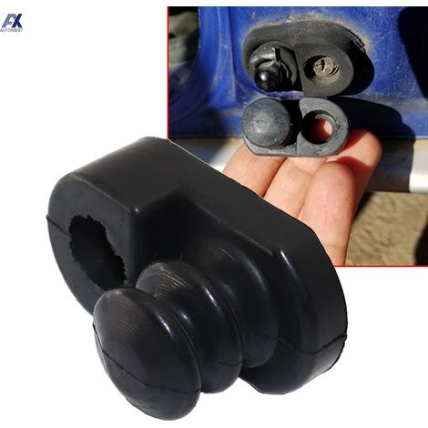 Tapa protectora de goma negra para interruptor de puerta Nissan Patrol GQ Y60 GU Y61 Versión Civil W41 Piezas de repuesto para automóviles (1/5)