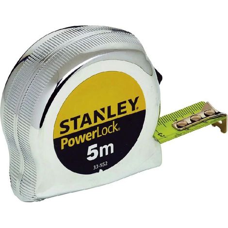 Stanley Powerlock Maßband gelb 5 Meter