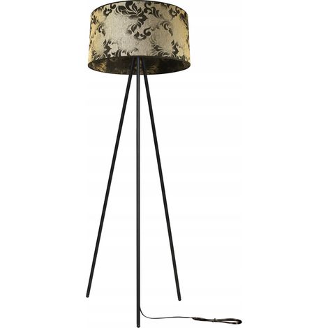 Stehlampe mit Dreibein-Metalllampenschirm, 45 cm
