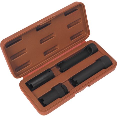 Sealey VS2061 Diesel Injector Socket Set for Commercial Vehicles 4pc (1/4)