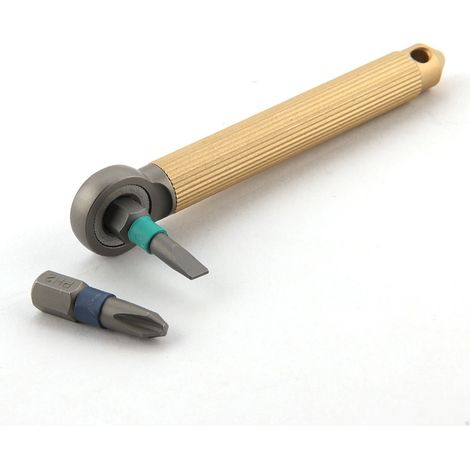 Cacciavite magnetico manuale in acciaio S2 - cacciavite a taglio/Phillips - set di utensili multifunzione portatile - kit di utensili in lega di titanio (1/2)