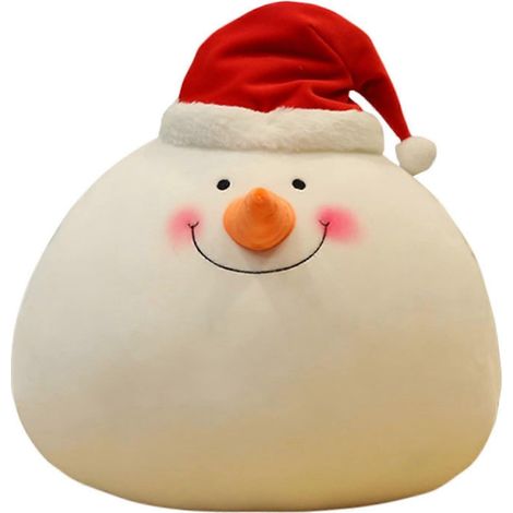 Peluche Père Noël, Renne Père Noël en peluche (Bonhomme de neige chauffant, 40 cm) (1/4)