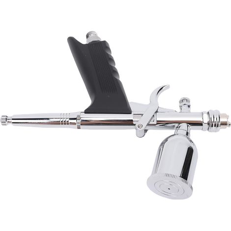 Kit de Pistolet à Peinture à Double Action Alimentation par Gravité, Buse Rapide 0,3 mm, Godet 15 cc, Fournitures Artistiques (1/5)