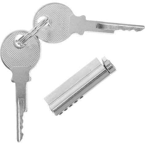 Serrure de sécurité pour porte congélateur, clé et cylindre (1/5)