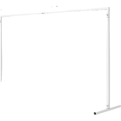 Support d'arc, hauteur réglable, autoportant, BLANC, 2X2M (1/2)