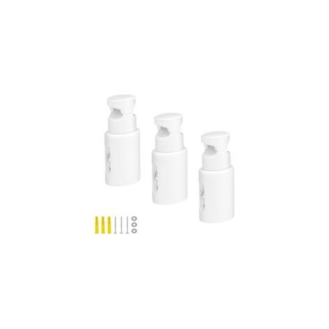 3 Pièce Fixations pour Radiateur Sèche Serviette, Support de Fixation pour Radiateur, pour Radiateurs de Salle de Bains Droits ou Courbés