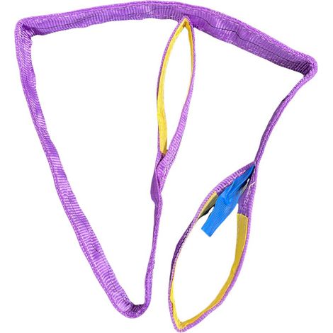 Fascia Cinghia di Sollevamento Viola 3 metri Portata 2000 Kg Larghezza 50 mm