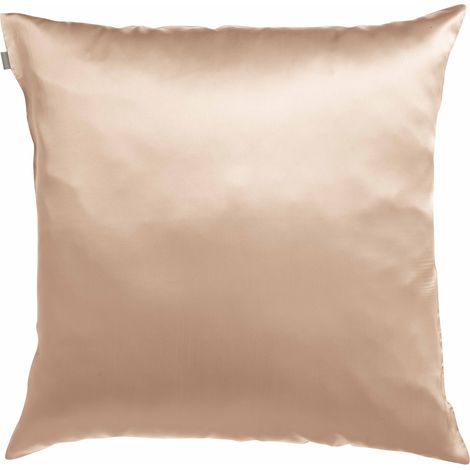 VIVARAISE - Taie d'oreiller en soie Ashley Latte - 65 x 65 cm - Vivaraise