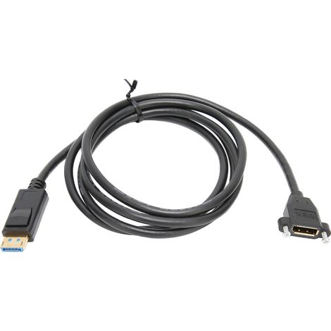 Câble DisplayPort 1.4 mâle-femelle, 8K 60Hz, 4K 120Hz, haute vitesse, compatible HDR (1/5)