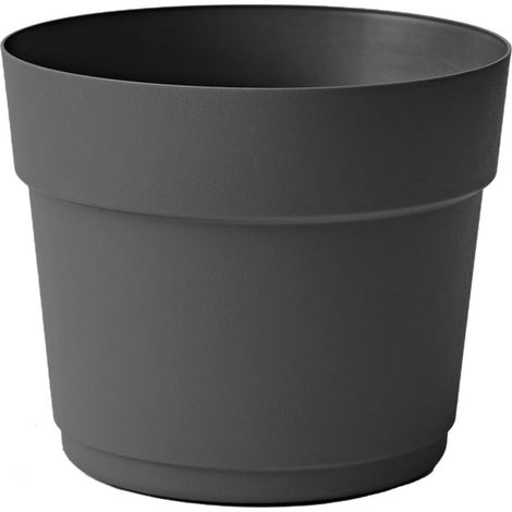 Pot Bloom Anthracite 24cm Design Polyvalent Intérieur Et Extérieur - Tera