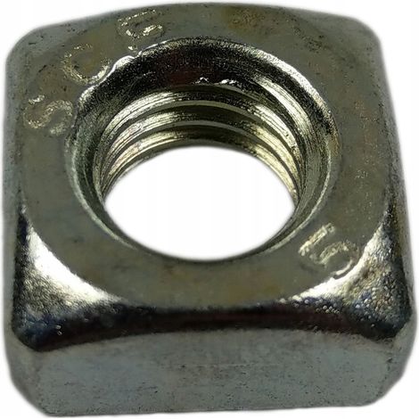 Tuercas cuadradas M6, galvanizadas, DIN557, 50 unidades. (1/5)