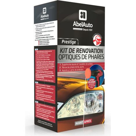 ABEL - Kit rénov optiques de phares - 000671 - Ce produit de marque ABEL est neuf.