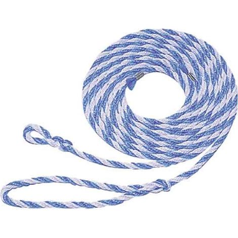 Lote de 5 correas de transporte para ganado 3,2 mpp Gran hebilla azul/blanco sisal