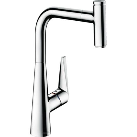 HANSGROHE Talis Select S 300 Mezclador de cocina con ducha extraíble cromo 72821000 (1/4)