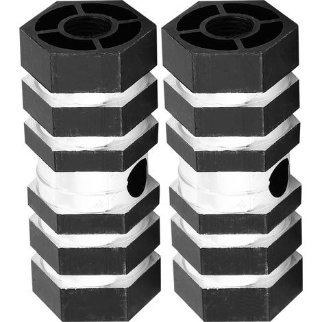 Pegs BMX en Alliage d'Aluminium Noir pour Axe Arrière de Vélo (1/5)