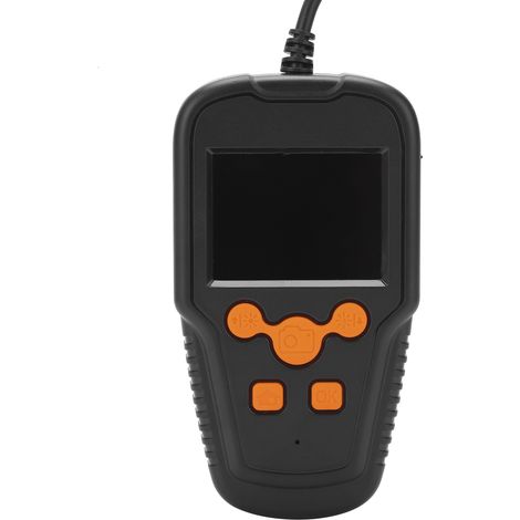 Endoscope industriel 2 MP avec enregistrement vidéo, indice de protection IP67, objectif 5,5 mm, écran HD 2,4 pouces, format portable, couleur orange, portée 2 m / 6,6 pi