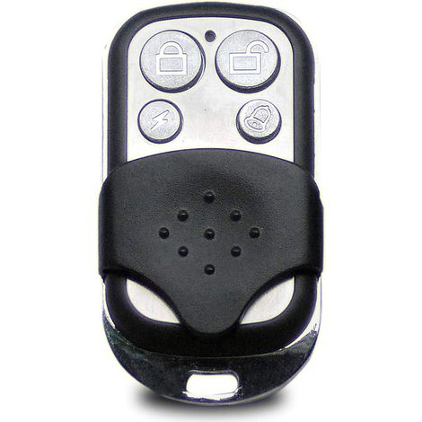 433MHz Accessoire pour système d'alarme, Commande à télécommande Noire à 2 unités (1/5)