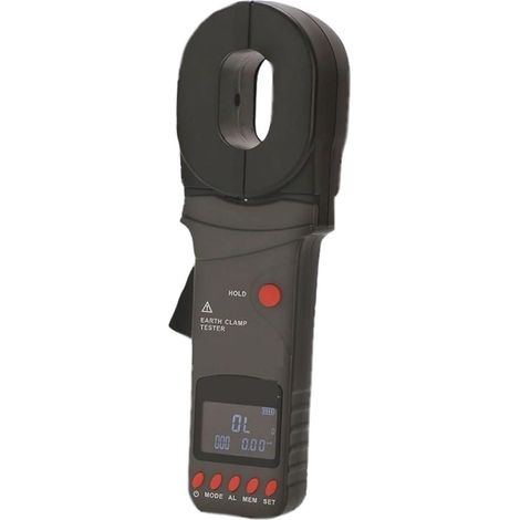 Testeur de résistance numérique, Pince numérique sur testeur de résistance à la Terre, Protection Contre la Foudre, testeur de Terre (Color : FR2000Plus 1200ohm, Size : 0) (1/5)