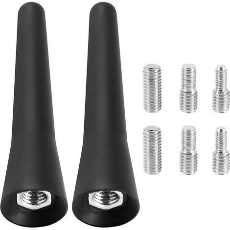 2x Autoantenne FM DAB Dachantenne Auto 6,5 cm Mini-Autoradioantenne kurz mit starkem FM/AM/DAB-Empfang (1/5)