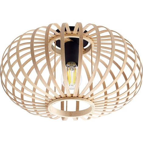 Taklampa "Lielle" aus bambu für vardagsrum / matsal von Lindby