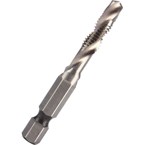 Forets tarauds coniques M6 HSS queue hexagonale 1/4" pour perçage et taraudage, accessoire outillage électrique (1/5)