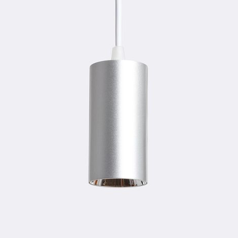 Lampada a Sospensione LED 9W Alluminio Misoh (2700K - 4000K - 6000K) 38º Bianco - Argento CCT (1/5)