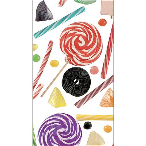 Sticker réfrigérateur et lave vaisselle, friandises, bonbons, colorés gourmand, 180 cm X 100 cm (1/4)
