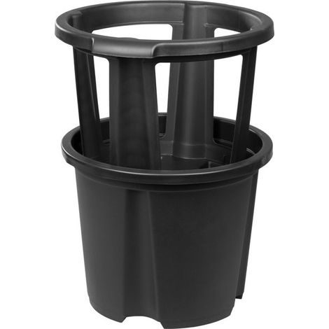 Kartoffel-Blumentopf Strend Pro, Farbe Schwarz, 35x28 cm