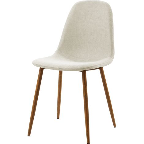 Versanora Minimalista Set di 2 Pranzo da Cucina Bianco (Solo Sedie), Taglia Unica (1/5)