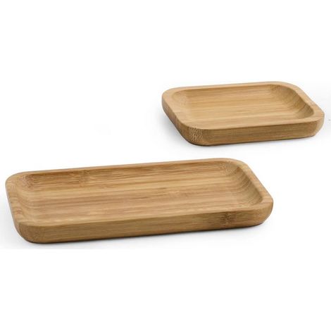 Set 2 piatti bamboo rettangolari 9764400