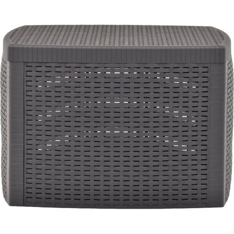 Maison Exclusive - Beistelltisch Mokka 54×54×36,5 cm Kunststoff (1/5)