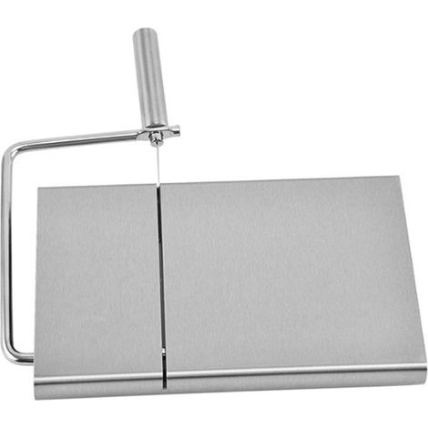 Planche à découper le fromage en acier inoxydable anticorrosion pour la cuisine, avec 6 fils de coupe. (1/5)