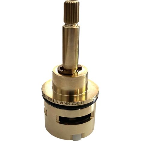 Cartuccia deviatrice 3 uscite Ø33 in ottone dischi ceramici ricambio Cristina Rubinetterie CRICR14410Q00 Deviatore
