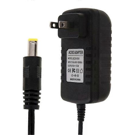 Adaptateur secteur compatible AC/DC, 100-240 V, 5 A, interface 5,5 x 2,1 mm, longueur de câble 1,2 m. (1/5)