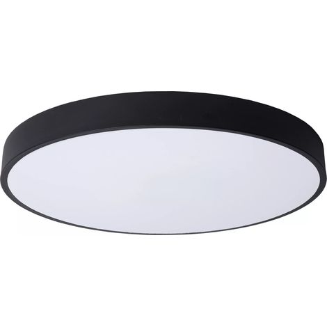 Plafoniera LED Lucide UNAR 50cm 36W nera dimmerabile (1/5)