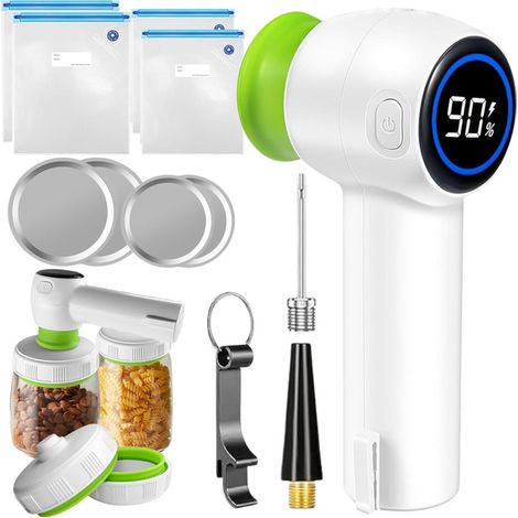 Kit de mise sous vide pour sacs et bocaux de conservation alimentaire
