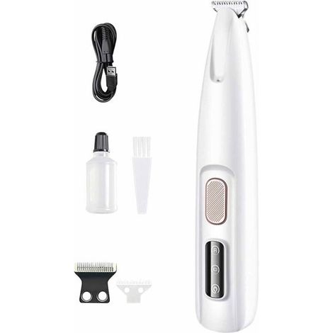Coupe-griffes pour animaux, tondeuse électrique silencieuse et étanche pour chiens, pour une coupe précise et douce des griffes