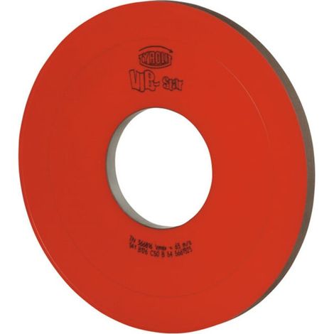TYROLIT Meule de précision VIB-STAR CBN D x T x H (mm) B126, 350 x 20 x 127, Epaisseur du revêtement X : 3 mm