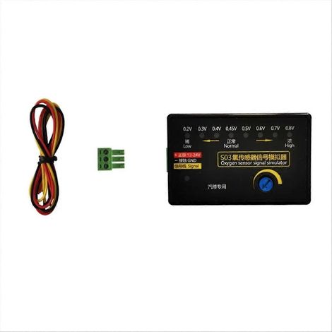 Simulateur de signal de capteur de test d'oxygène automatique de type S03, quatre fils, signal réglable de 0,2 V à 0,8 V, instrument spécial (1/5)