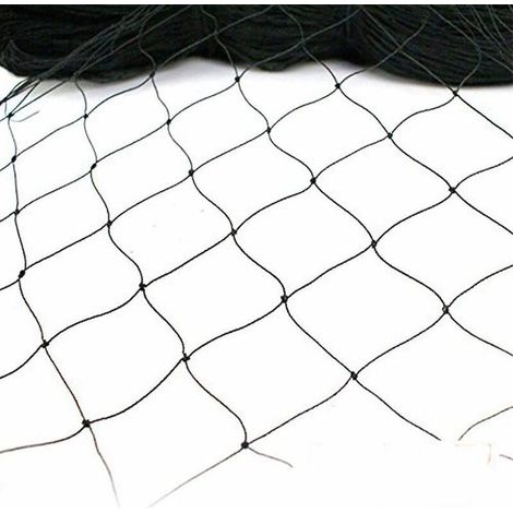 Tigrezy Filet Anti Oiseaux Filet Poules pour Protection Jardin Plantes Arbre Fruitier Fleurs Légumes Robuste，noir，15m7.5m (1/3)