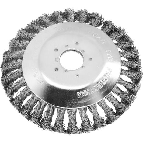 15 cm (6 Zoll) lange, gedrehte Unkrautbürste aus Edelstahl für Rasenmäher, 10.000 U/min (1/5)