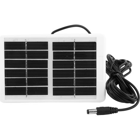 Chargeur solaire portable multifonction étanche 6 V 1,2 W pour lampe de secours et ventilateur (1/5)