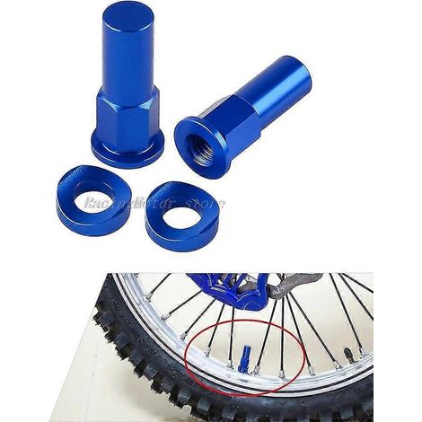 Felgensicherungsmuttern, Schrauben, Distanzstücke, Ventilkappen für KTM EXC, EXCF, SX, SXF, XC, XCW, XCF 125, 150, 200, 250, 350, 450, 525, 530, 300 – 2 Stück