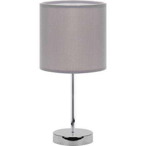 Lámpara de mesa gris Agnes E14 Ideus 03147, 40W (1/2)