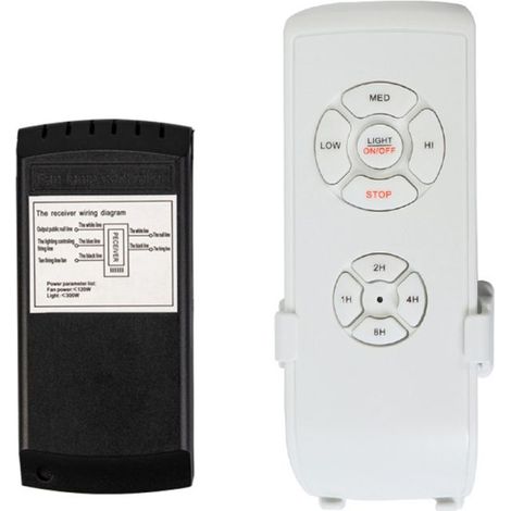 Kit telecomando universale 110 V per ventilatore da soffitto con lampada 3-in-1 : regolare la velocità, timer e carico elevato. (1/5)