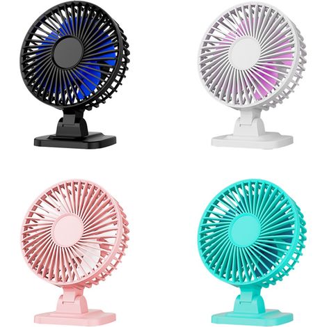 Ventilateur de bureau USB, petit mais puissant, portable et silencieux, à 3 vitesses, mini ventilateur de bureau réglable-AquaForge (1/5)