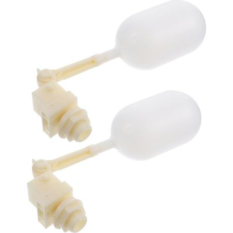 2pièces Vanne à Flotteur de Contrôle de Niveau Eau Vanne pour Abreuvoir à Eau Automatique pour Abreuvoir pour Bétail à Flotteur pour Réservoir pour Accessoires à Porcs (1/5)