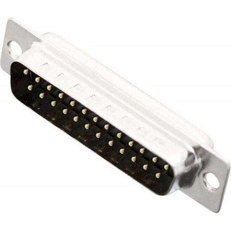 Connecteur d-sub Mh connectors - 2101-0200-03 - SUB-D mâle à picots 25 pôles 180 -deg fût à souder 1 pc(s)